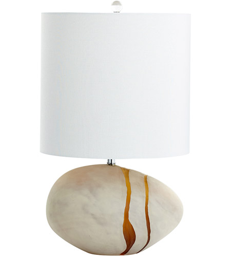 Cyan Design 07866 Tiber 23 inch 40 watt Amber Table Lamp Portable Light, Small photo