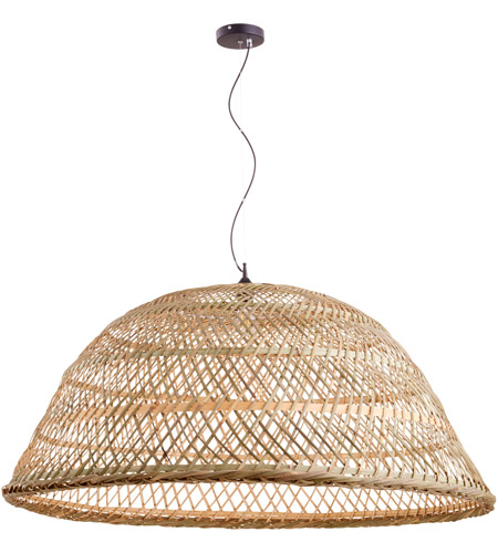 Bamboo Pendant Ceiling Light, Bamboo Vessel Table Lamps