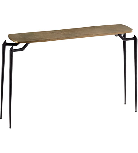 Cyan Design 11183 Tarsal 49 X 13 inch Gold and Black Console Table photo
