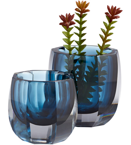 Cyan Design 11253 Azure Oppulence 4 inch Vase, Small 11253_11254_1.jpg