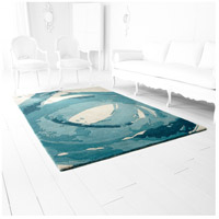 Cyan Design 05778 Tumult 91 X 60 inch Ivory and Blue Rug photo thumbnail