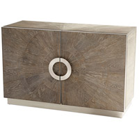 Cyan Design 10227 Volonte Weathered Oak And Stainless Steel Cabinet alternative photo thumbnail