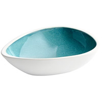 Cyan Design 10259 Nice Dream White And Green Tray, Small photo thumbnail