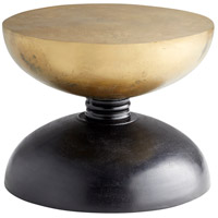 Cyan Design 11180 Perpetual 22 inch Noir and Gold Accent Table thumb