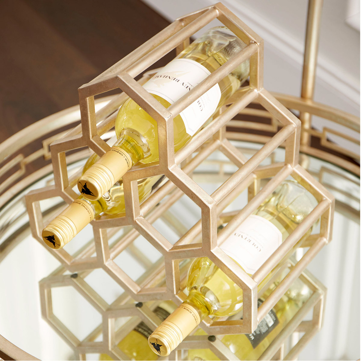 Cyan Design 08825 Hex Hut Antique Silver Wine Rack | eBay