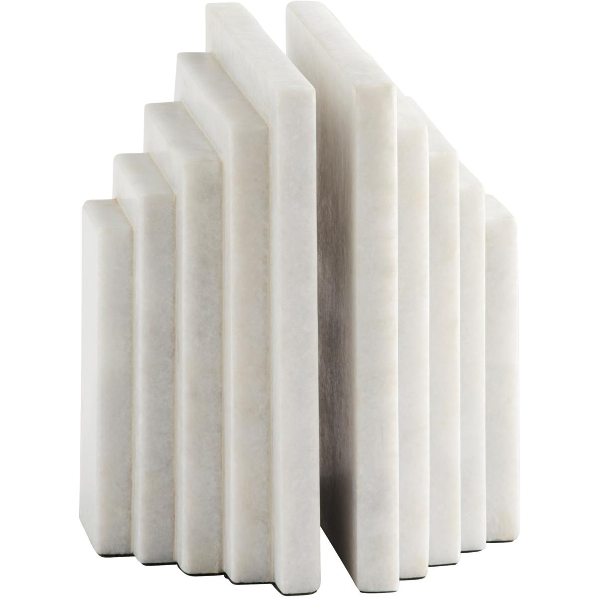 Cyan Design 11653 Epilogue 7 X 3 inch White Bookends