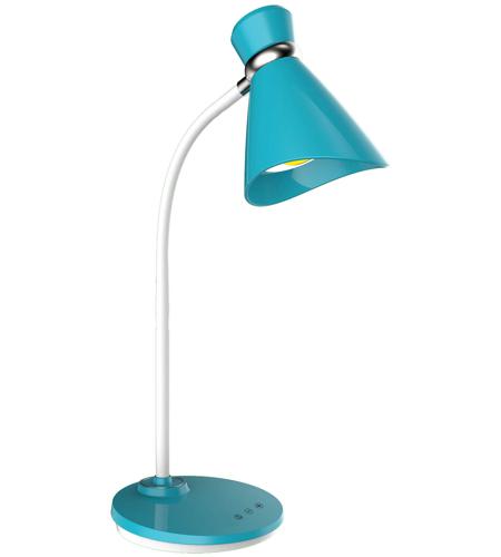 Dainolite 132LEDT-BL Signature 16 inch 6 watt Blue Desk Lamp Portable Light photo