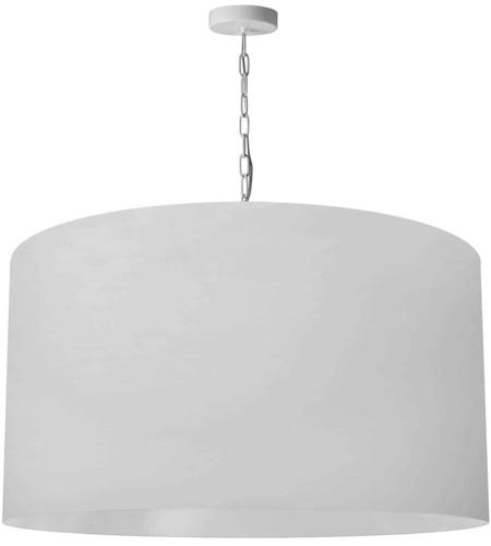 Dainolite BXN-XL-WH-790 Braxton 1 Light 32 inch White Pendant Ceiling Light, Extra Large photo