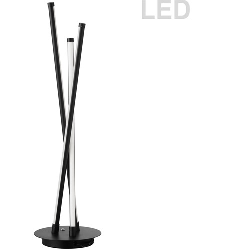 Dainolite CER-3LEDT-BK Cerena 26 inch 13 watt Black Table Lamp Portable Light photo