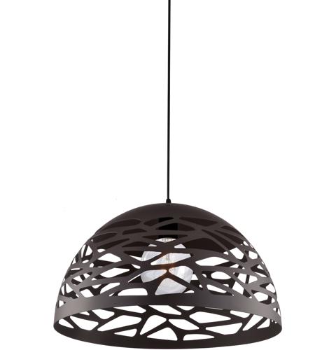 Dainolite Cor 161p Bk Coral 1 Light 16 Inch Matte Black Pendant Ceiling Light