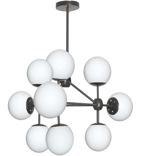 Dainolite DMI-269C-WHBK Domi LED 26 inch Black/White Chandelier Ceiling Light photo