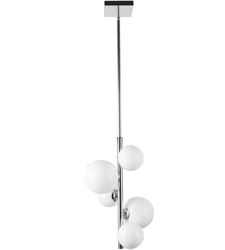 Dainolite Gla 175p Pc Glasgow Led 17 Inch Polished Chrome Pendant Ceiling Light