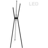 Dainolite CER-3LEDF-BK Cerena 60 inch 7.5 watt Black Floor Lamp Portable Light photo thumbnail