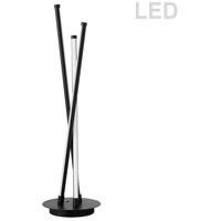 Dainolite CER-3LEDT-BK Cerena 26 inch 13 watt Black Table Lamp Portable Light photo thumbnail