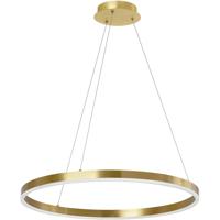 Dainolite CIR-2434C-AGB Circulo LED 24 inch Aged Brass Chandelier Ceiling Light photo thumbnail