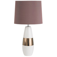 Dainolite Lighting Ceramics 1 Light Table Lamp in Ivory  CL2255-IVY photo thumbnail