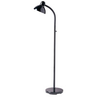Dainolite DM238-F-BK Adjustable 54 inch 100 watt Black Floor Lamp Portable Light photo thumbnail