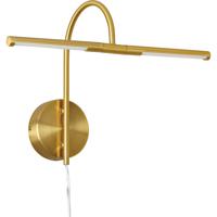 Dainolite PICLED-152-AGB Display Exhibit 6 watt 18 inch Aged Brass Picture Light Wall Light photo thumbnail