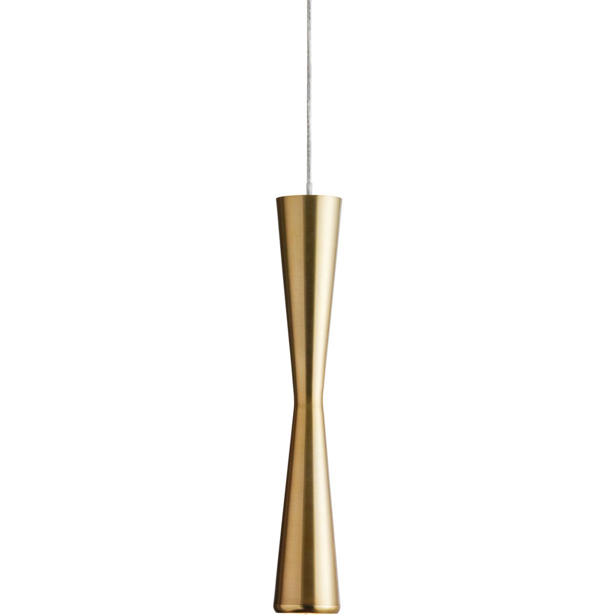 Dainolite 8901LED-1P-VB Modern LED 2 inch Vintage Bronze Pendant Ceiling Light in Vintage Brass