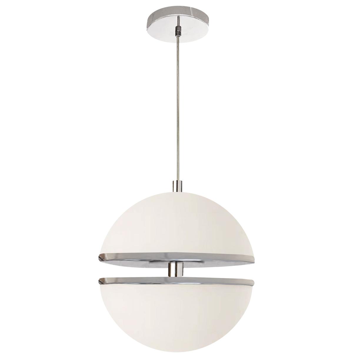 Dainolite AMC1330LEDPPC Atomic LED 12 inch Polished Chrome Pendant Ceiling Light