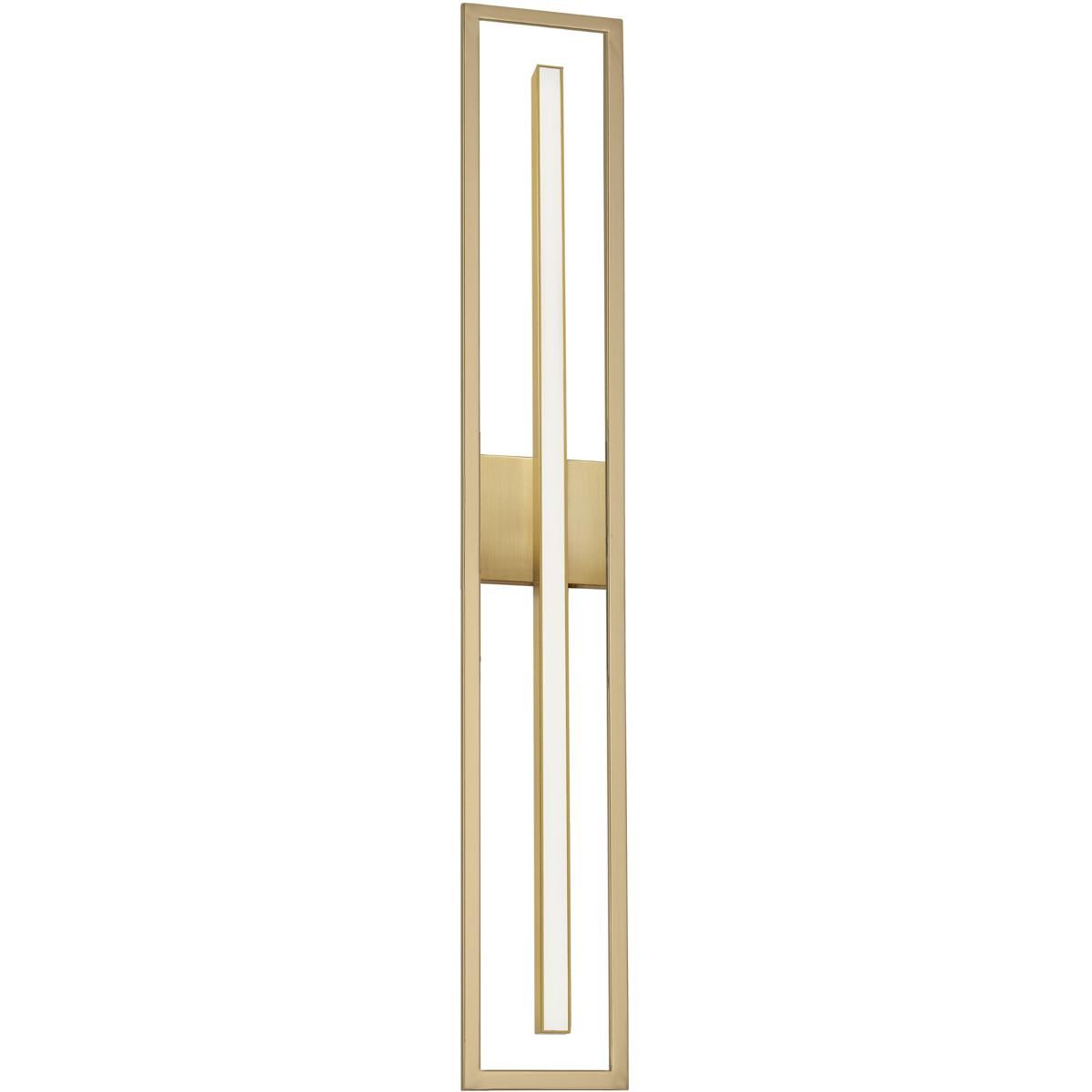 Dainolite ARL-2818LEDW-AGB Arandel LED 5.75 inch Aged Brass Vanity Light Wall Light