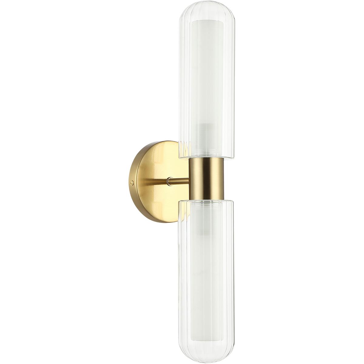 Dainolite BBA-192W-AGB Balbina Wall Sconce Wall Light in Aged Brass