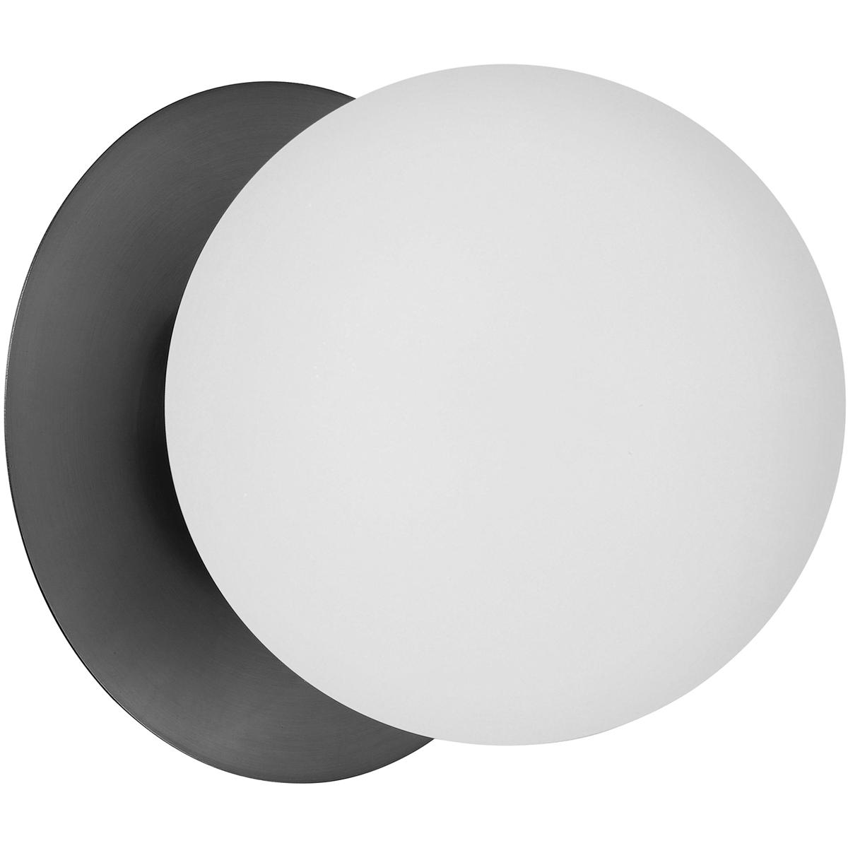Dainolite BUR-51W-MB-WH Burlat Wall Sconce Wall Light in Matte Black, White