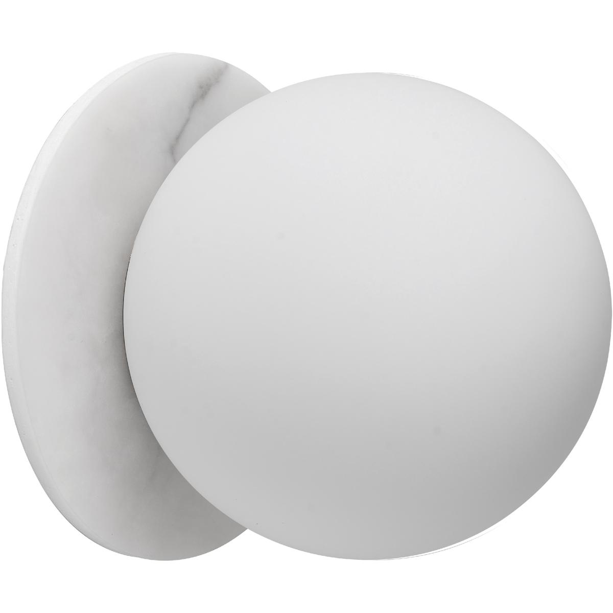 Dainolite BUR-51W-MW-ALB Burlat Wall Sconce Wall Light in White, Matte White and Alabaster