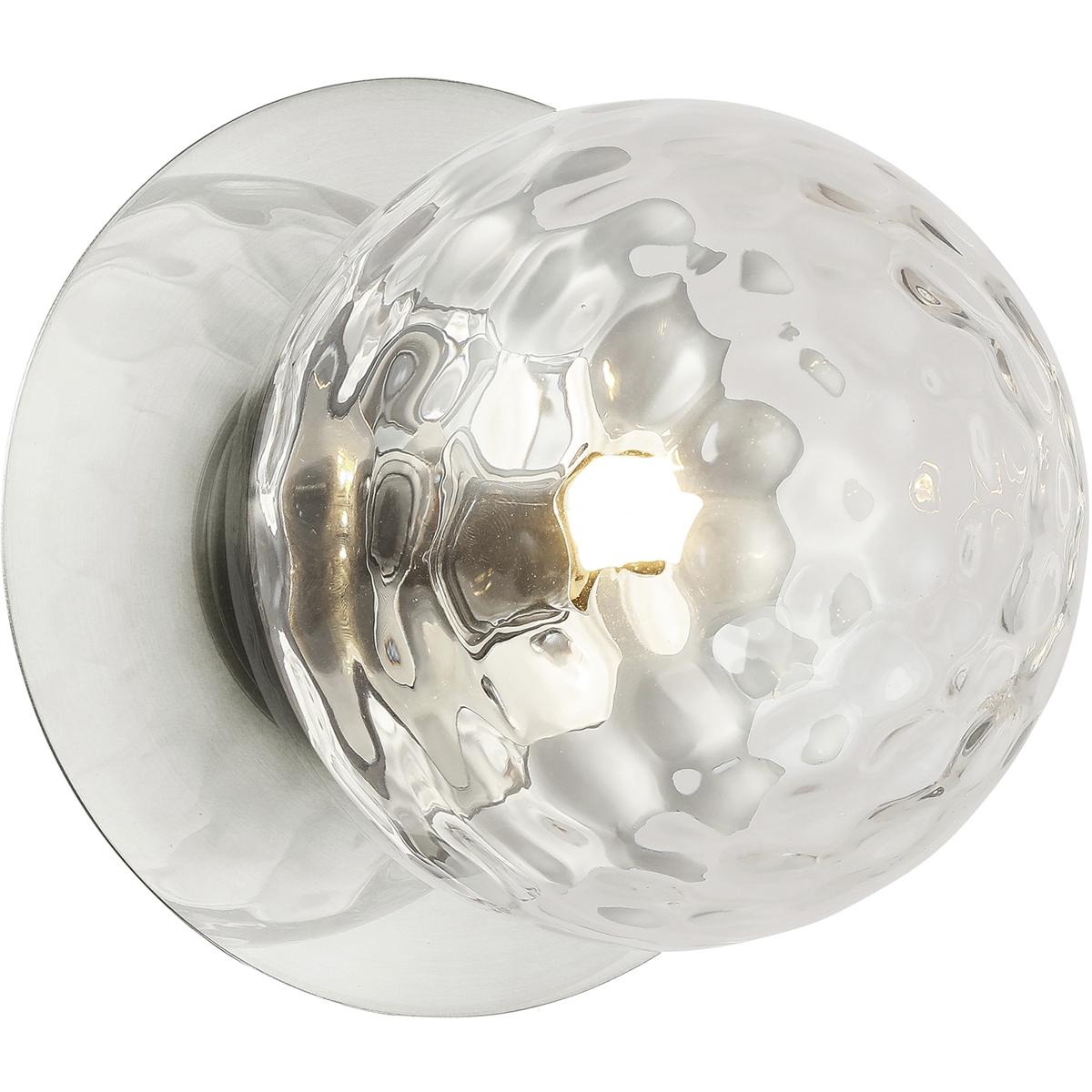 Dainolite BUR-51W-PC-CL Burlat Wall Sconce Wall Light in Polished Chrome, Clear