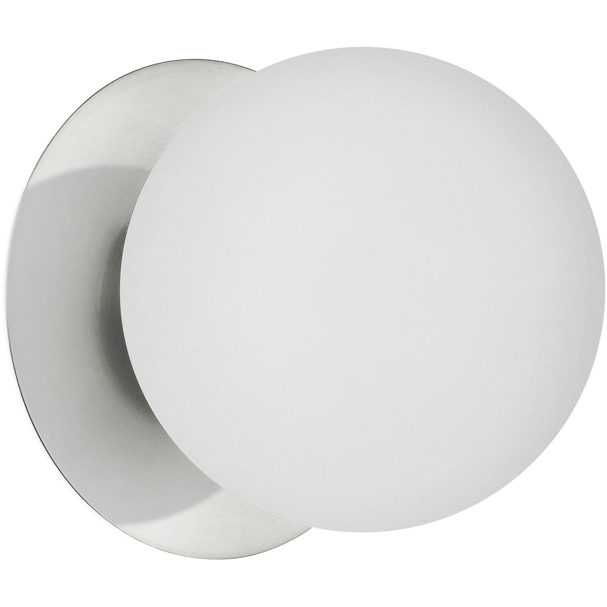 Dainolite BUR-51W-PC-WH Burlat Wall Sconce Wall Light in Polished Chrome, White