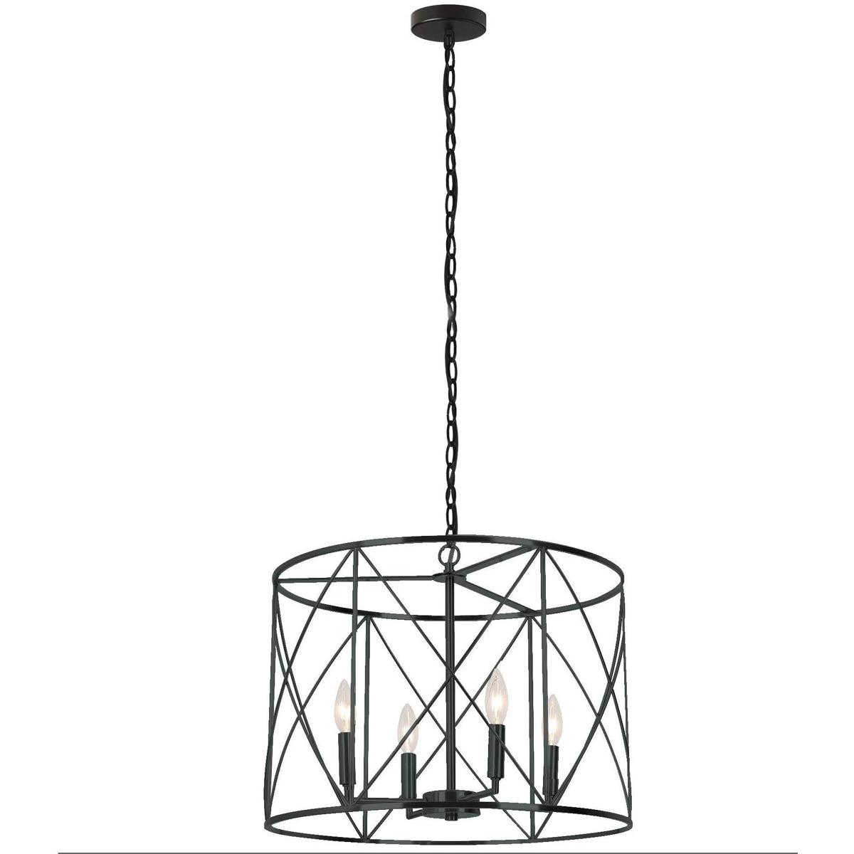 Dainolite Calah 20 Inch 4 Light Mini Chandelier Calah - CLH-204C-MB - Transitional