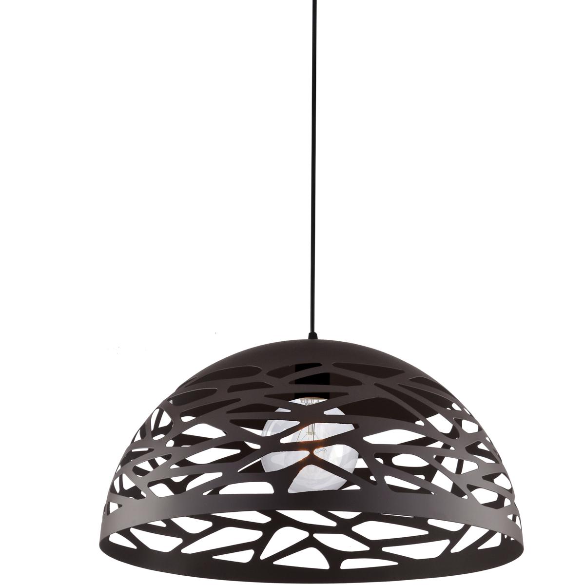 Dainolite COR-161P-BK Coral LED 16 inch Black Pendant Ceiling Light