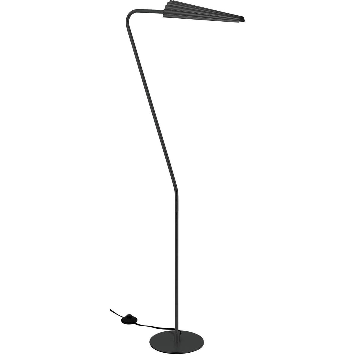 Dainolite CSE-531F-MB Cassie 53.25 inch 60.00 watt Matte Black Floor Lamp Portable Light