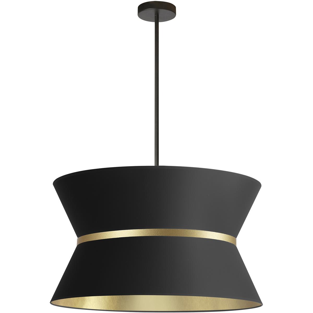 Dainolite CTN-244C-MB-698 Caterine 4 Light 24 inch Matte Black Chandelier Ceiling Light in Black/Gold Jewel Tone