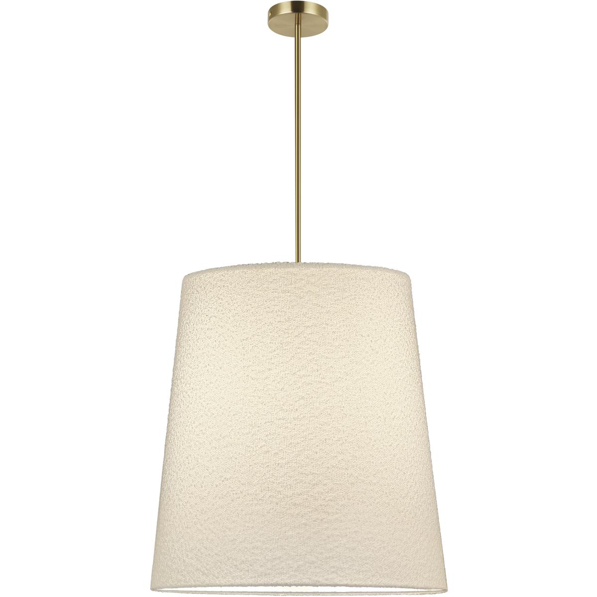 Dainolite DAL-201P-AGB Dalia 1 Light 20 inch Aged Brass Pendant Ceiling Light