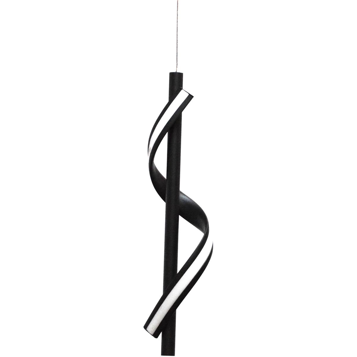 Dainolite JTN-178LEDP-MB Justine LED 3.25 inch Matte Black Pendant Ceiling Light