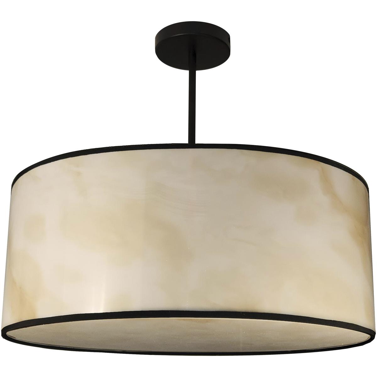 Dainolite NNA-204P-MB-ALB Nena 4 Light 20 inch Matte Black Pendant Ceiling Light