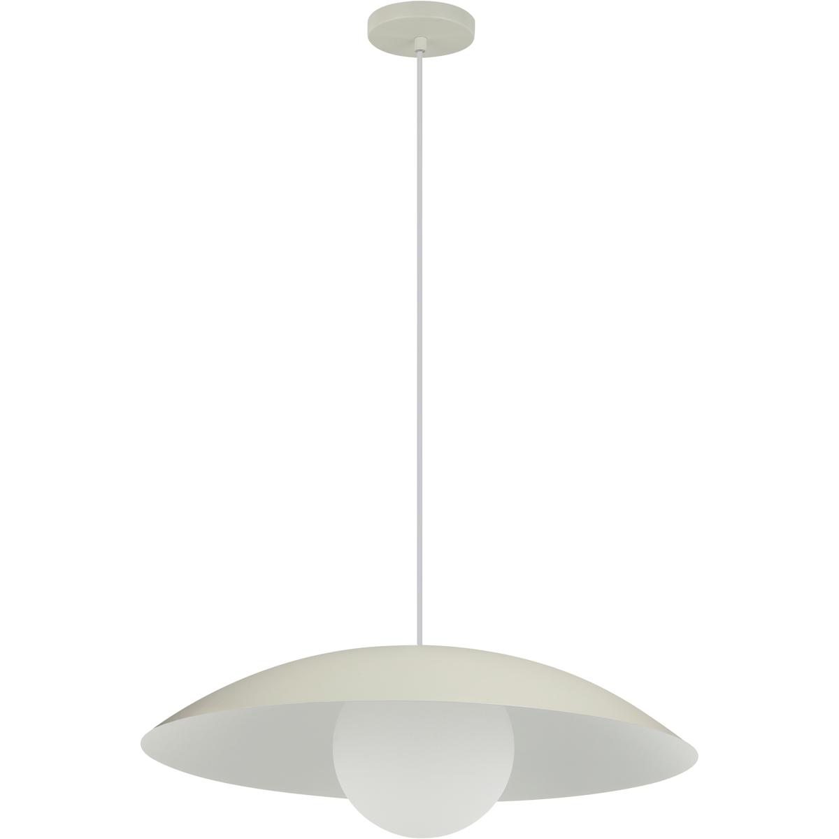Dainolite OLV-151P-MBG Olivia 1 Light 15.75 inch Matte Beige Pendant Ceiling Light