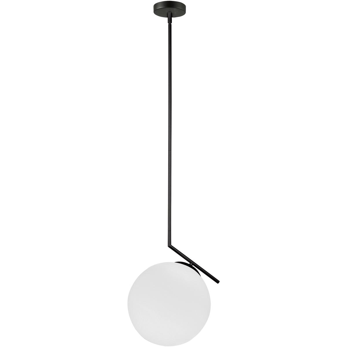 Dainolite ORN-141P-MB Orion 1 Light 14 inch Matte Black Pendant Ceiling Light