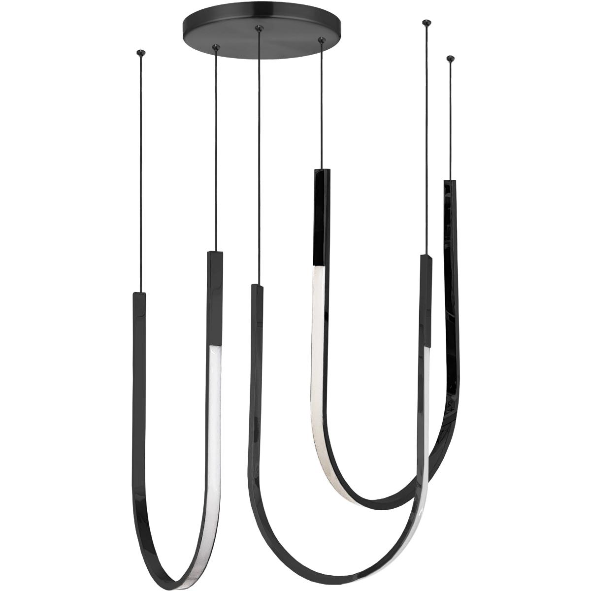 Dainolite Pacari 27 Inch Multi Light Pendant Pacari - PCR-2754LEDHP-MB - Modern Contemporary
