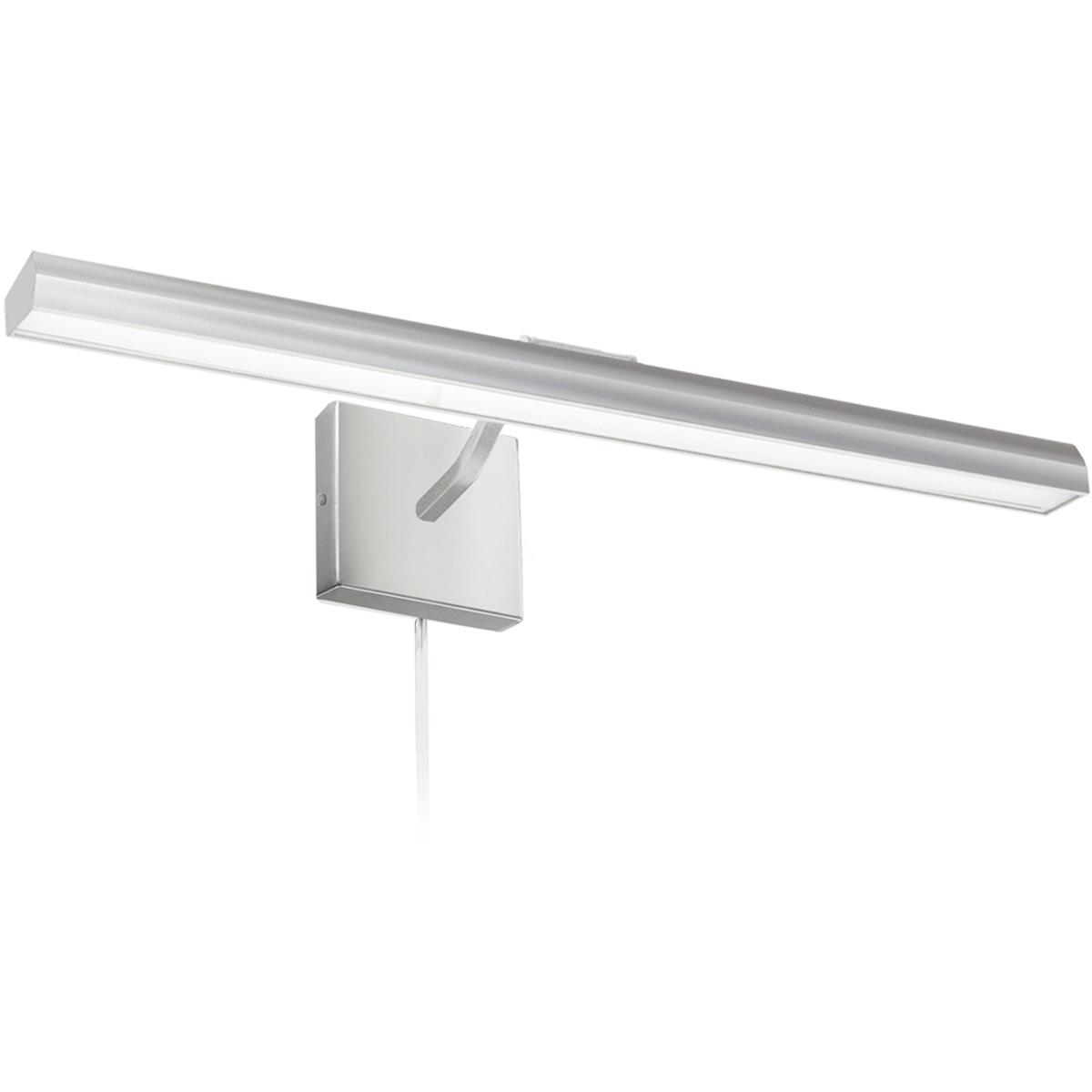 Dainolite PIC222-24LED-SC Leonardo 30 watt 24 inch Satin Chrome Picture Light Wall Light