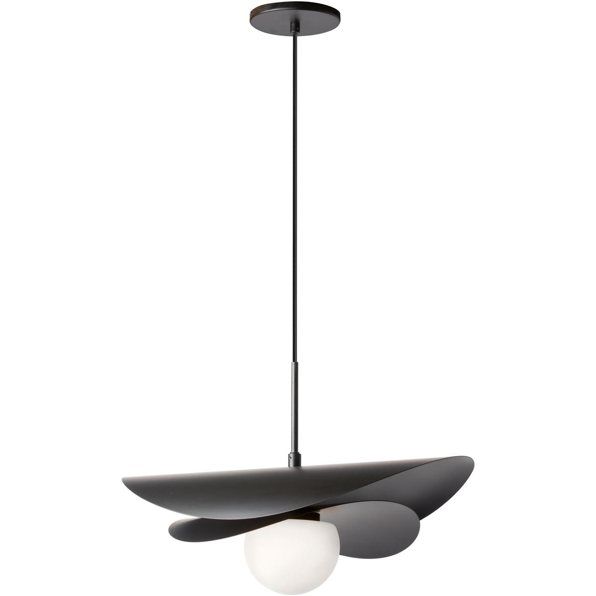 Dainolite PVN-2012LEDP-MB Paven LED 20 inch Matte Black Pendant Ceiling Light