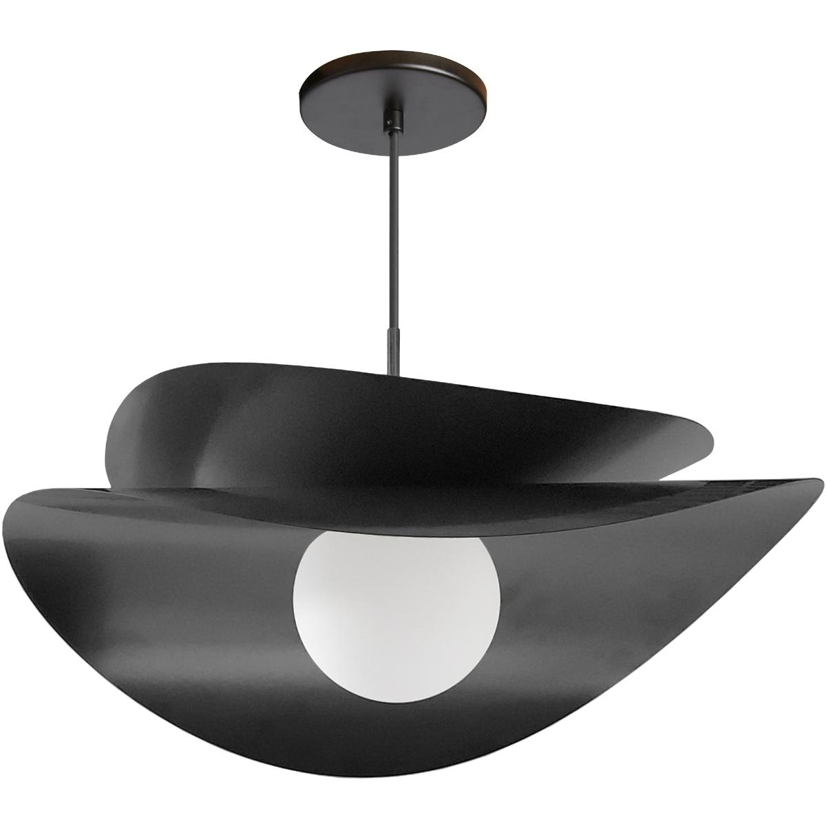 Dainolite PVN-2015LEDP-MB Paven LED 20 inch Matte Black Pendant Ceiling Light