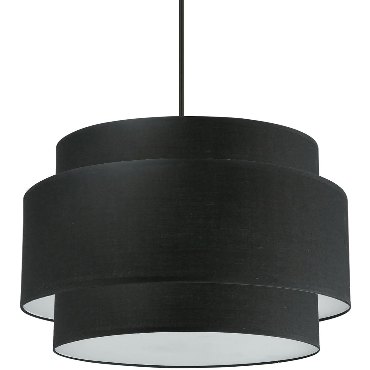 Dainolite PYA-224C-MB-BK Priya 4 Light 22 inch Matte Black with Black Chandelier Ceiling Light