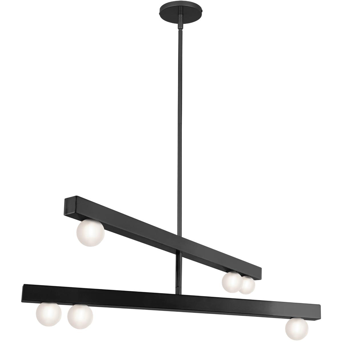 Dainolite Raleigh 30 Inch Linear Suspension Light Raleigh - RAL-306C-MB - Mid-Century Modern