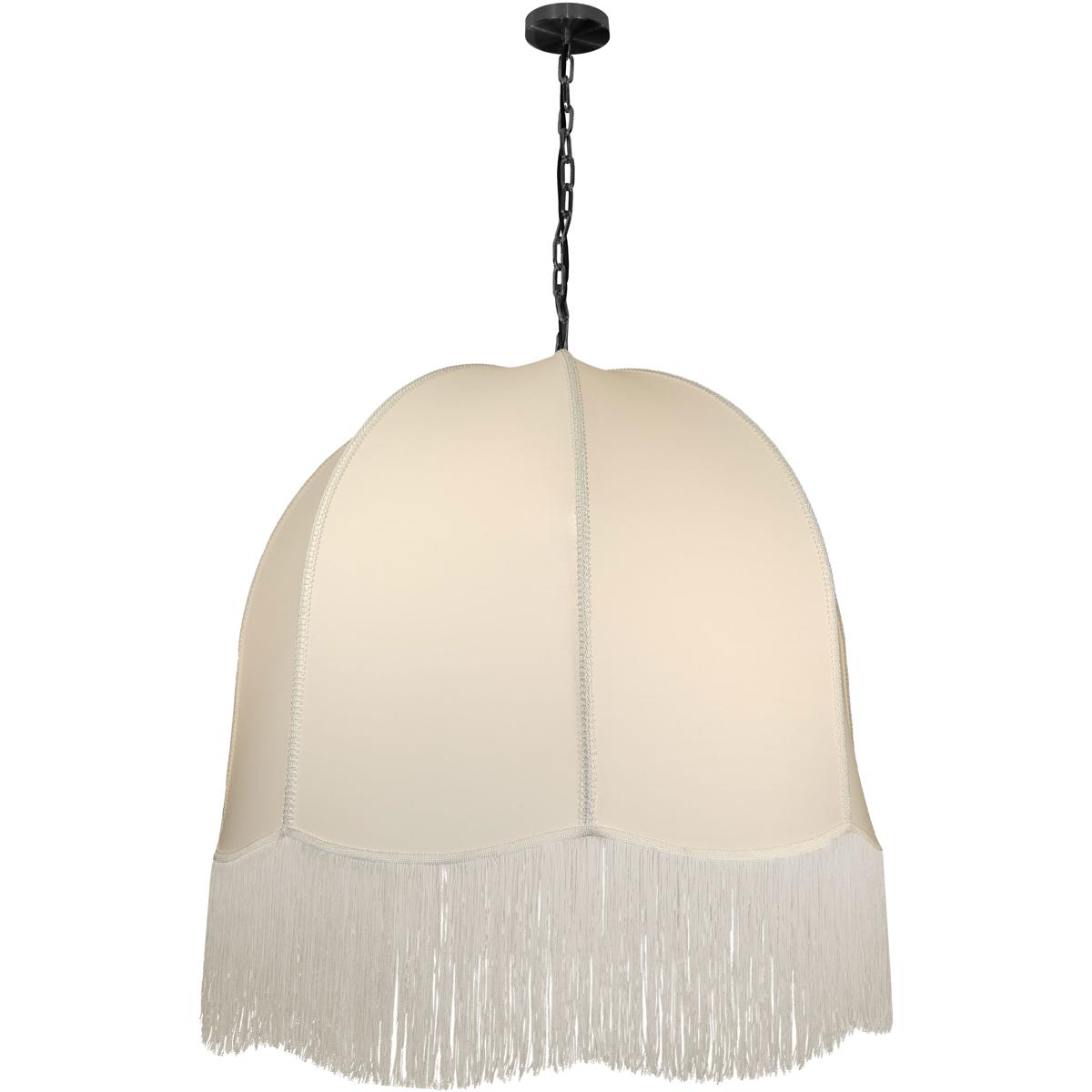 Dainolite REN-301P-MB Reina 1 Light 30 inch Matte Black Pendant Ceiling Light