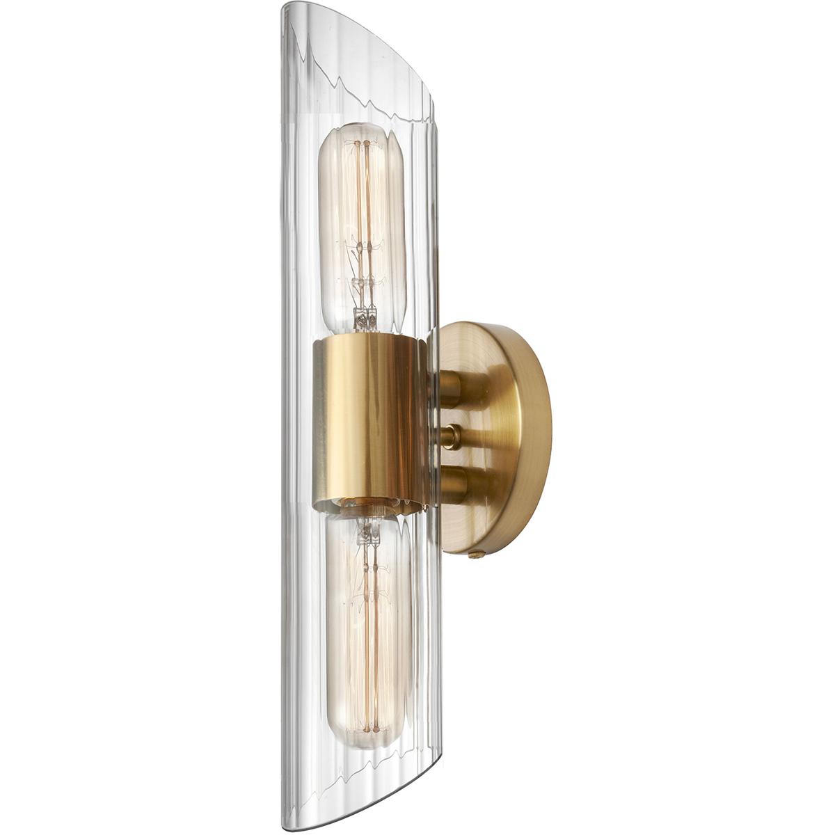 Dainolite Samantha 16 Inch 2 Light Bath Vanity Light Samantha - SAM-162W-AGB - Industrial