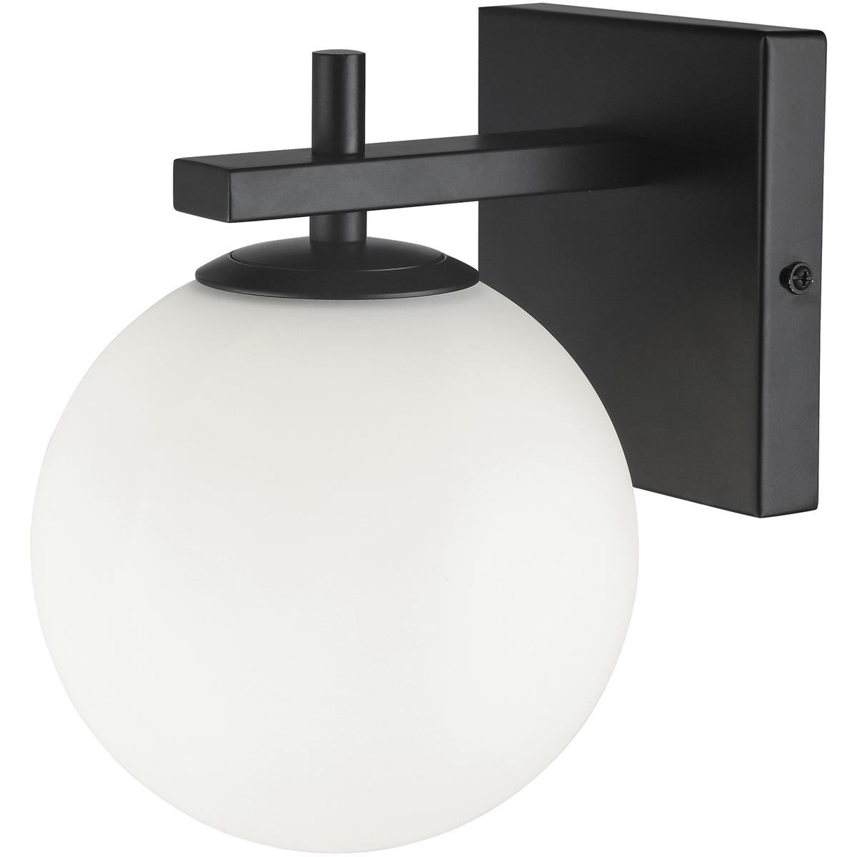 Dainolite VAD-51W-MB Vivaldi 1 Light 6 inch Matte Black Decorative Wall Sconce Wall Light