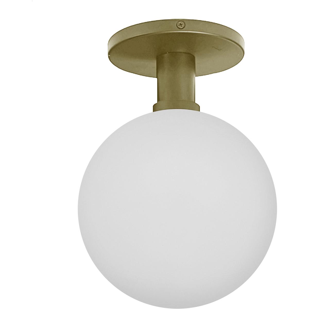 Dainolite VDA-75LEDW-AGB Vida LED 7 inch Aged Brass Wall Sconce/Semi-Flush Mount Wall Light