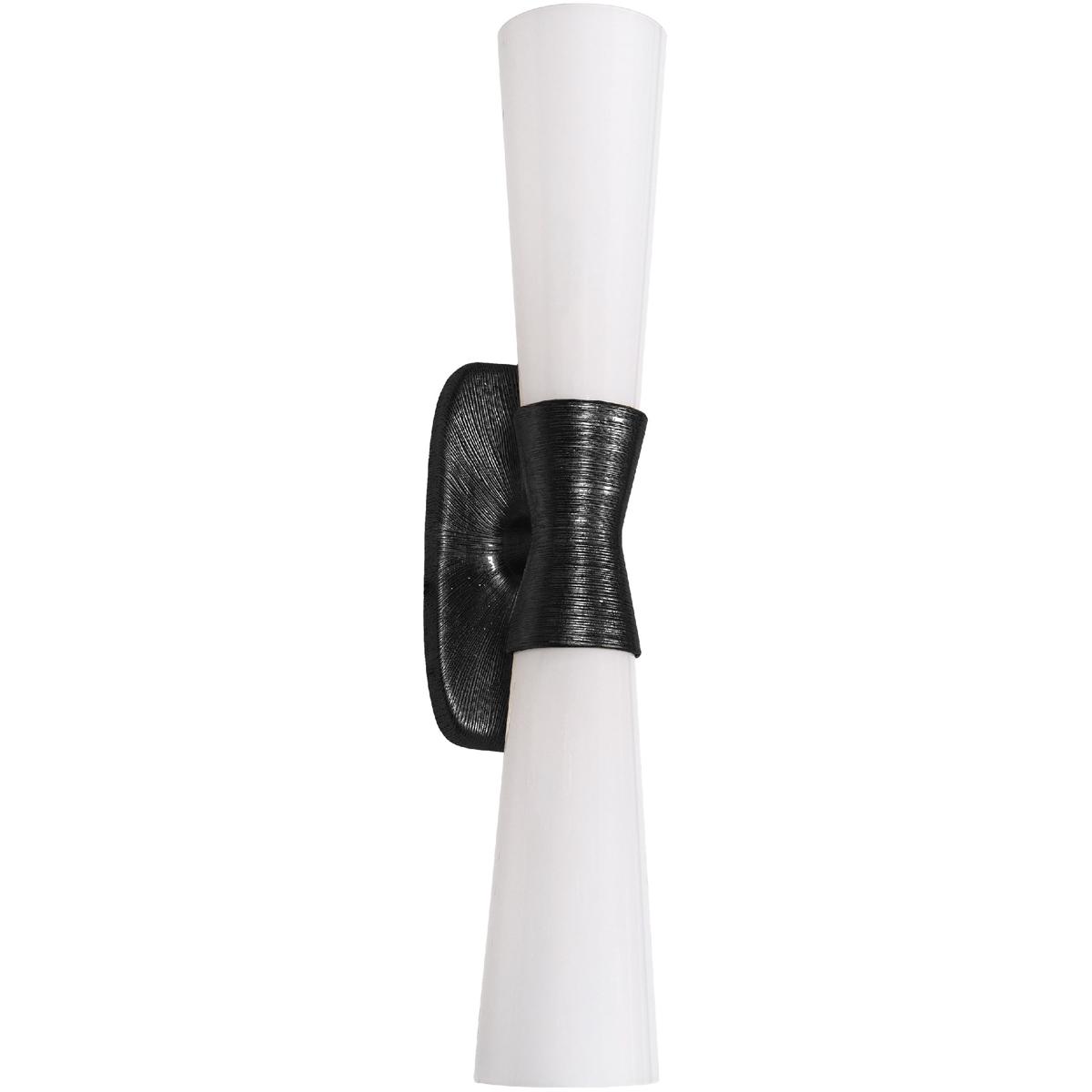 Dainolite WTY-192W-MB Whitney Wall Sconce Wall Light in Matte Black